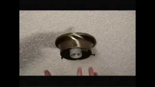 Installing a Ceiling Light Video [upl. by Ahsirak]