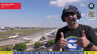 LIVE NO AEROPORTO DE SÃO PAULO CONGONHAS  CGH AIRPORT  SBSP PLANE SPOTTING [upl. by Ellicec]