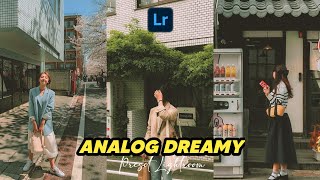 FREE 50 PRESET LIGHTROOM  ANALOG DREAMY  LIGHTROOM TUTORIAL [upl. by Nyrad]