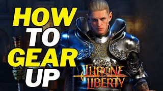 Throne and Liberty HOW TO GEAR UP  Beginners Guide [upl. by Nai]