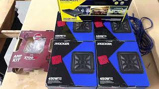 2021 Sierra AT4 Black Widow Kicker Subwoofer Box [upl. by Dickey652]