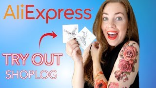 TIJDELIJKE TATTOOS VOOR 3 EURO DIY  ALIEXPRESS SHOPLOG  ♥ iamtheknees [upl. by Bucky842]