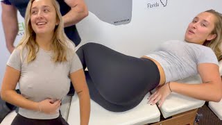 SUPER LOUD Chiropractic CRACKS Test Her Nerves in INTENSE Session [upl. by Eniowtna]