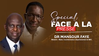 🛑DIRECT CLOTURE CAMPAGNE ELECTORALE  MANSOUR FAYE FACE À LA PRESSE AU TERRAIN GUELWAAR DE STLOUIS [upl. by Rollin]