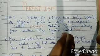 Parasitism  population interaction  class 12 in hindi [upl. by Three]