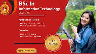 Bsc hons Information Technology විවෘතයේ අළුත්ම උපාධි පාඨමාලාව  ප්‍රථම වරට අයදුම්පත් කැදවයි [upl. by Eceined563]