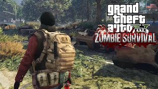 GTA 5 Zombie Apocalypse Survival Mod Part 1 [upl. by Nacnud]