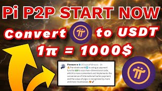 🚨 Pi network P2P Launch  Pi network coin 1000  Convert Pi to USDT  Pi network [upl. by Alice]