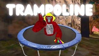 Gorilla Tag on a TRAMPOLINE [upl. by Derdle671]