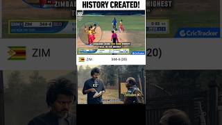 History Created 🤯 zimbabwe indvsnz testcricket trending rohitsharma pakvseng [upl. by Selmore]