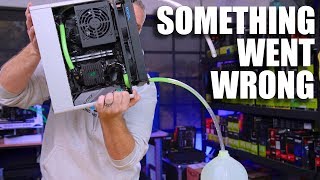 Something went wrong with the small watercooled PC [upl. by Nilrah123]