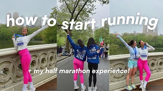 HOW TO START RUNNING  HALF MARATHON TRAINING FOR BEGINNERS  MY BIGGEST RUNNING TIPS [upl. by Chelsea]