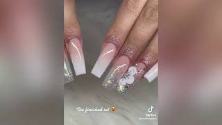 Trendy Nail Compilation  Acrylic nail designs [upl. by Badr627]