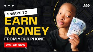 Make money online in South Africa 2022 money making apps work from home earn extra money student [upl. by Daberath]