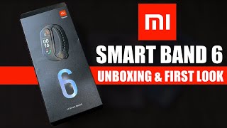 Mi Smart Band 6 Unboxing Features and Price in India [upl. by Lewie]