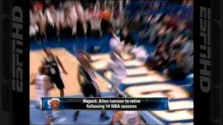 Jalen Rose On Allen Iversons Retirement ESPN [upl. by Artenra]