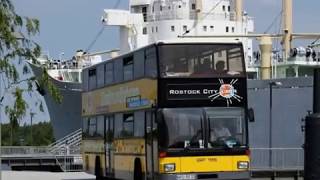 Stadtrundfahrt durch Rostock mit dem Panoramabus  Aufnahme vom 06062009 [upl. by Meehyr]