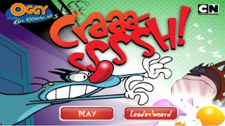 Cartoon Network Games Oggy And The Cockroaches  Cockroach Craassh Full Gameplay [upl. by Warfourd]