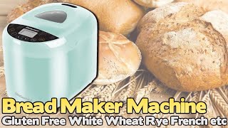 Bread Maker Machine for Home  Elite Gourmet 2 lb digital bread machine [upl. by Arodasi560]