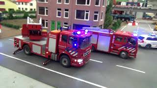 FEUERWEHR SPEZIAL BRANDWEER SPECIAL FIREBRIGADE SPECIAL INTERMODELLBAU 2021 DORTMUND RMW TRACK [upl. by Mercola]