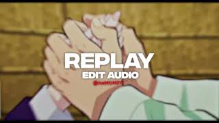 Replay  Iyaz Edit Audio [upl. by Nyladnar647]