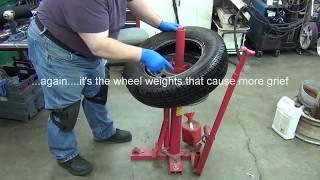 How to use a manual tire changer  Harbor Freight [upl. by Ttnerb171]