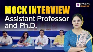 Assistant Professor and PhD  Mock Interview 2023  History Assistant Professor Mock Interview [upl. by Brendan]