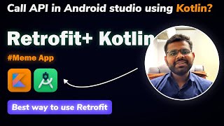 Retrofit android studio kotlin tutorial how to call API using Retrofit in android example in Hindi [upl. by Aztin]