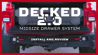 Decked Drawer System  New 20 Midsize Install and Review [upl. by Eissirk]