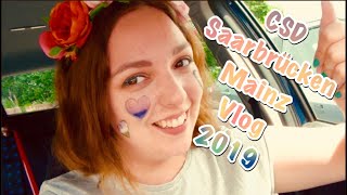 Die Bunte Welt des CSD Saarbrücken und Mainz  Vlog 2019 [upl. by Zetrok]