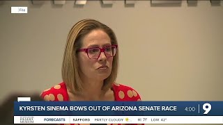 Kyrsten Sinema Out of AZ Senate Race [upl. by Clute]