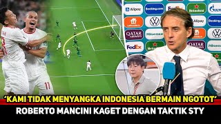 GEMPARKAN DUNIA Mancini akui frustasi gagal kalahkan TimnasArab Merana STY Merendah [upl. by Lipfert]