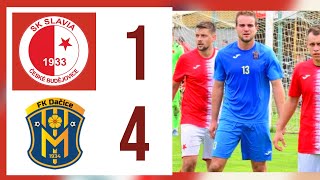 SESTŘIH SK Slavia České Budějovice  FK Dačice 14 12 [upl. by Nosyla1]