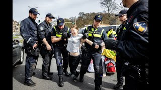 Greta Thunberg Arrested at University of Copenhagen A Call for Academic Boycott  Palestine [upl. by Nairda]