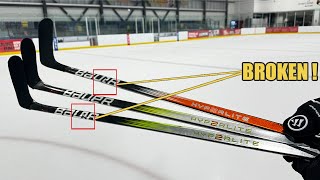 Refurbished vs retail Hyperlite 2 test  How does a repaired hockey stick feels amp performs [upl. by Dacie]