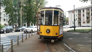 Tranvia di Milano  Milan Tram Linea 19 Stazione Lambrate  Piazza Castelli serie 1500 Peter Witt [upl. by Ahdar444]