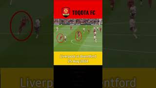 Diaz goal Liverpool vs Brentford [upl. by Llerrod]