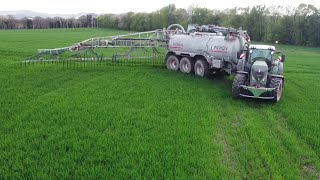 🤩Un Fendt 939 à lépandage de lisier sur céréales en 27 M🌱  Eta Le Paven 💨 [upl. by Fiorenze]