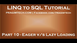 Part 10 Difference between eager loading and lazy loading [upl. by Carr]