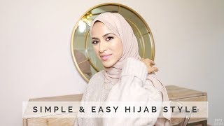 My Everyday Easy Hijab Tutorial  simplyjaserah [upl. by Vyky]