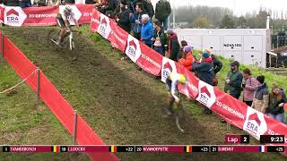 Cyclocross  UCI World Cup  Dendermonde  Men Elite  12 Nov 2023  Round 3 [upl. by Eenej]