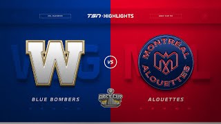 110th Grey Cup Highlights Blue Bombers vs Alouettes [upl. by Abdella]