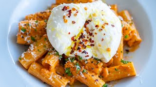 Creamy Vodka Tortiglioni amp Burrata [upl. by Seamus]