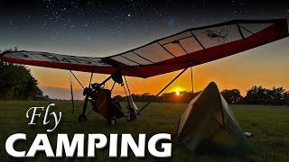 Epic Microlight Adventure Ultralight Camping with Friends at Stoke Golding Airfield [upl. by Oderfliw]