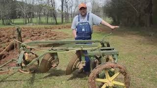 Plowing with a John Deere 402 Disc Plow [upl. by Lori]