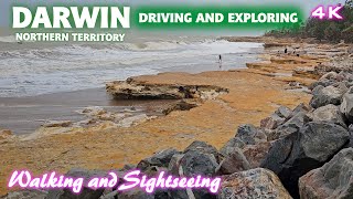 DARWIN AUSTRALIA NORTHERN TERRITORY 4K DRIVING EXPLORING WALKING  NIGHTCLIFF EAST POINT CASUARINA [upl. by Romain]