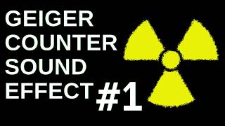 Geiger counter sound effect 1 [upl. by Gerita]