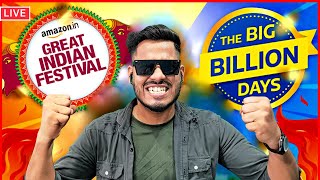 Dhamaka Flipkart Big Billion Day amp Amazon Great Indian Festival Live [upl. by Aubarta]