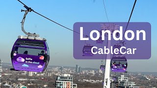 Enjoying a ride on the IFS Cloud cable car in London [upl. by Fuller]