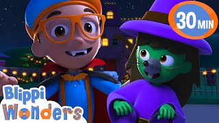 Blippis Halloween Movie  Spooky Spells For Kids [upl. by Mannie]